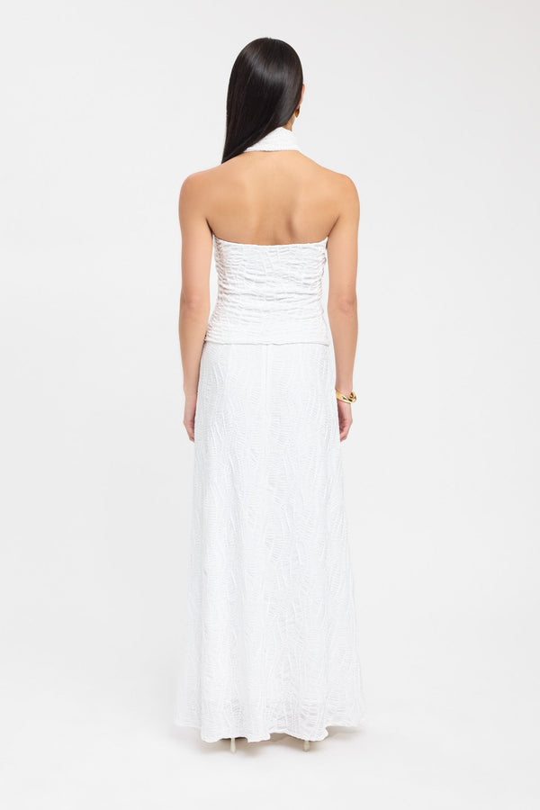 Kookai Fifi Scarf Top Vanilla