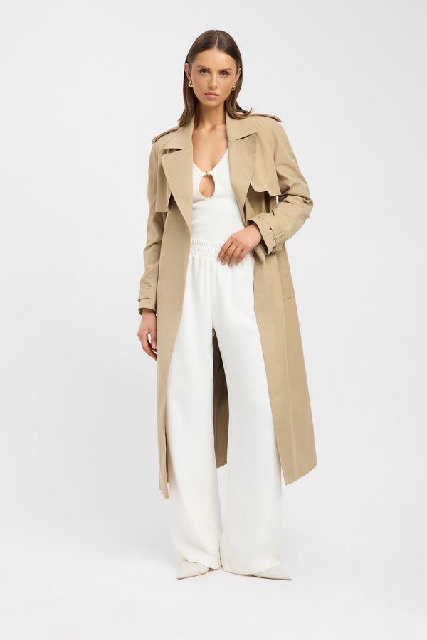 Kookai Finland Core Trench Camel