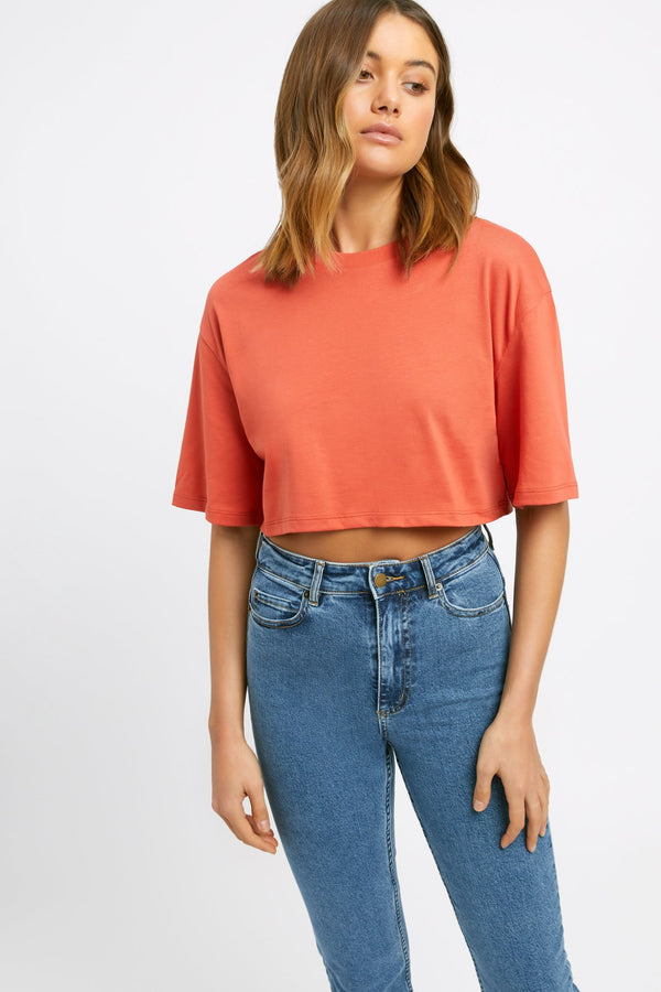 kookai Francis Tee Dark Bronze