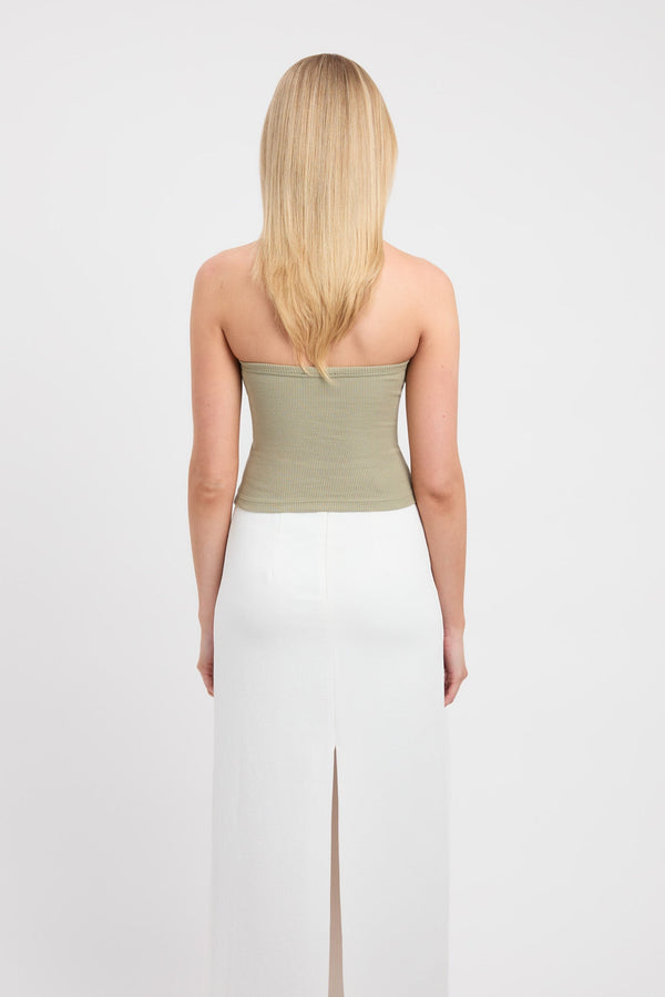 Kookai Freddie Top Olive Smoke