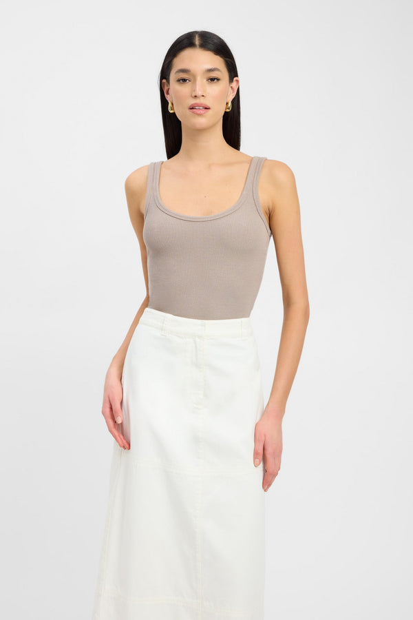 Kookai Freya Tank Pebble