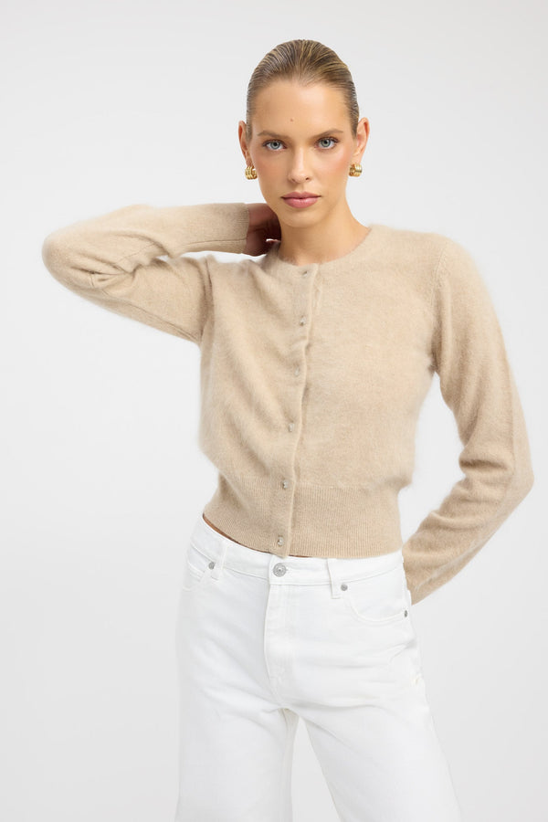 Kookai Geneva Cardigan Fawn