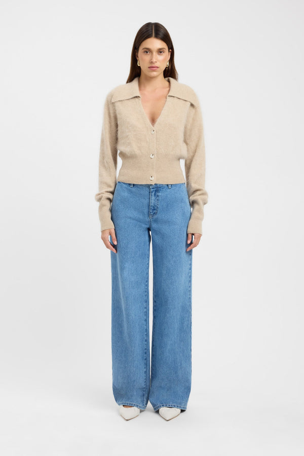 kookai Geneva Polo Jumper Fawn