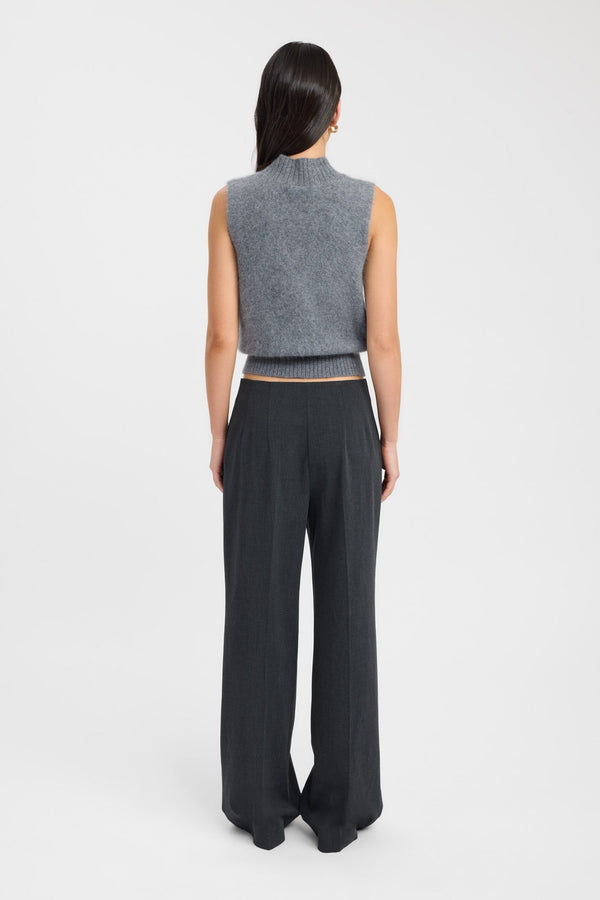 Kookai Geneva Tank Dark Grey Marle