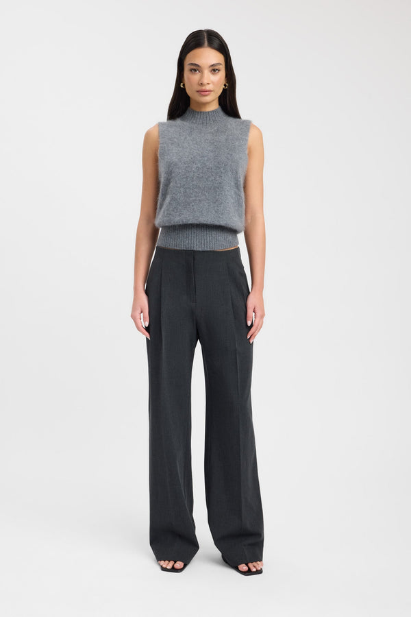 kookai Geneva Tank Dark Grey Marle