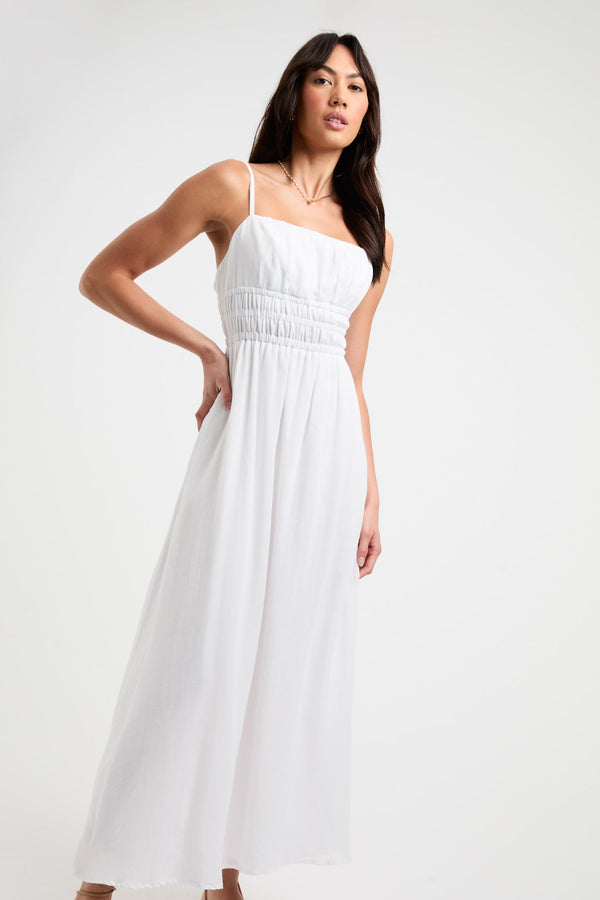 Kookai Georgette Sunday Dress White