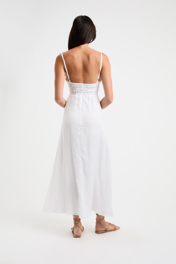 Kookai Georgette Sunday Dress White