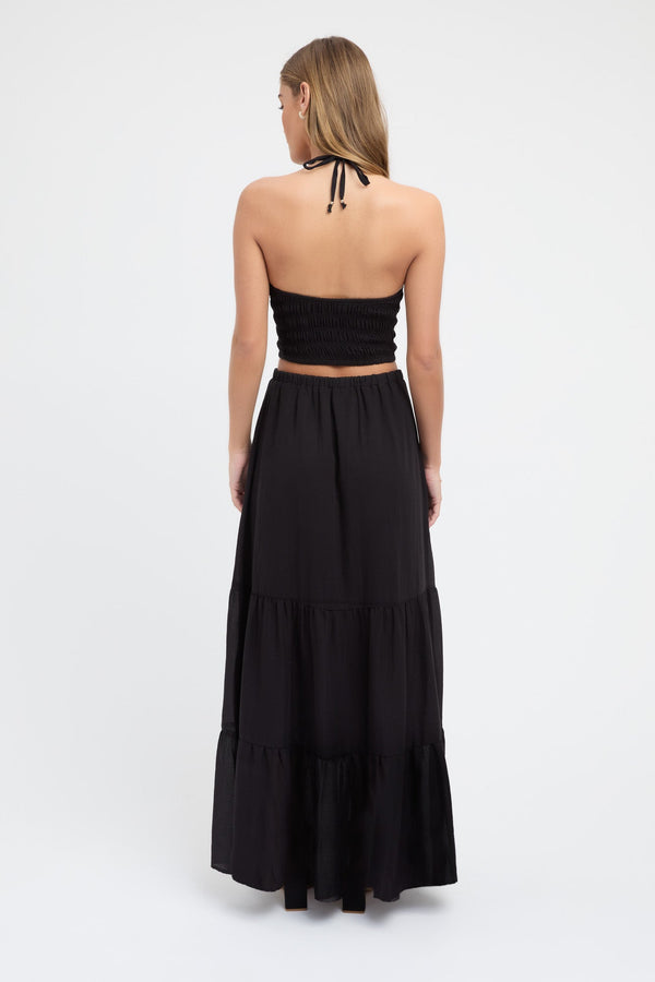 Kookai Georgette Sunday Skirt Black