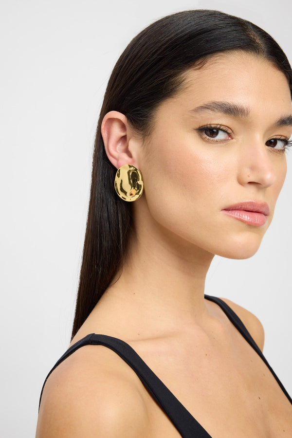 Kookai Gisele Oval Earring Gold