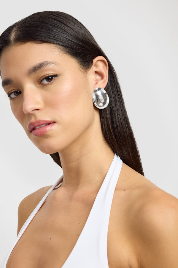 Kookai Gisele Oval Earring Silver