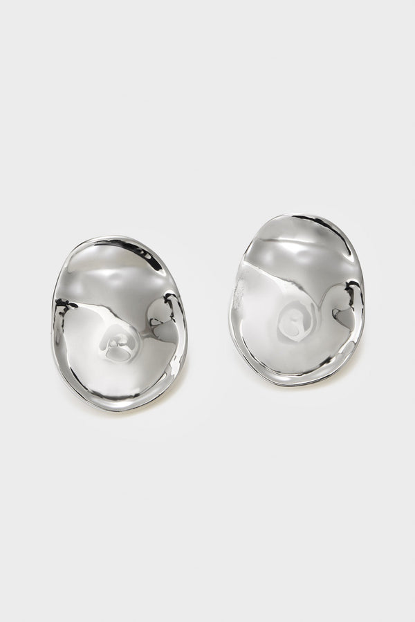 kookai Gisele Oval Earring Silver