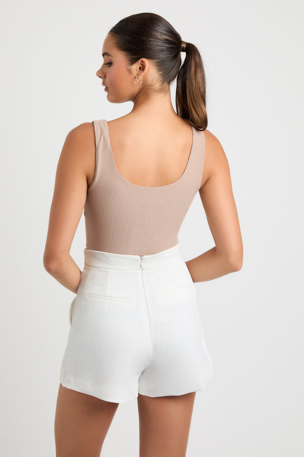 Kookai Grace Crop Taupe