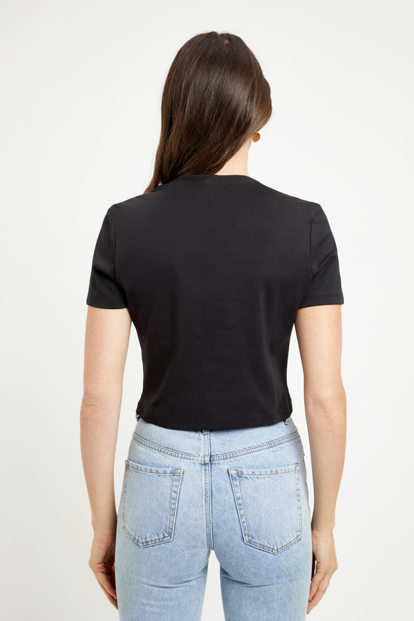 Kookai Hadley Ring Tee Black