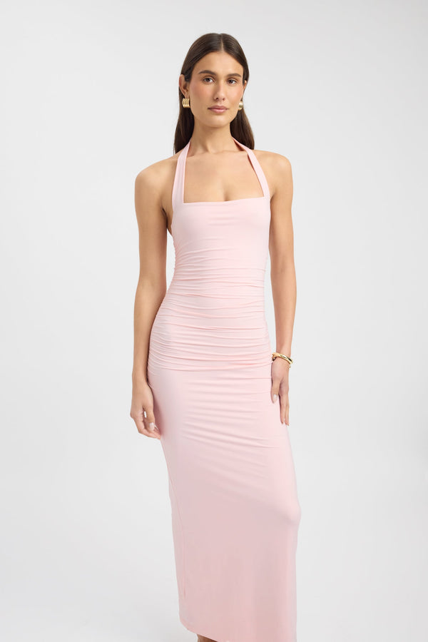 Kookai Hailey Halter Dress Fairy Floss