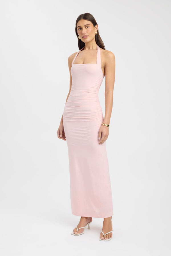 Kookai Hailey Halter Dress Fairy Floss