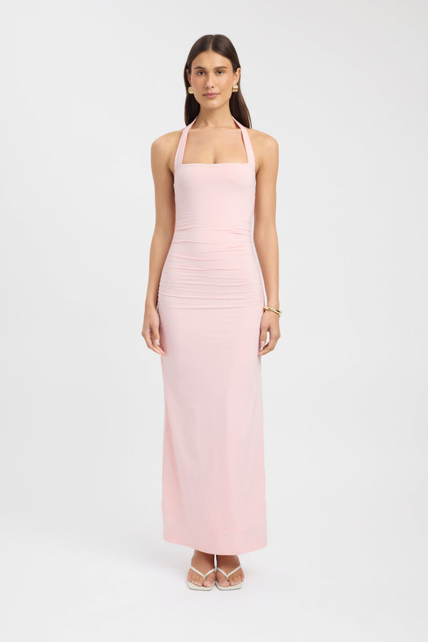 kookai Hailey Halter Dress Fairy Floss
