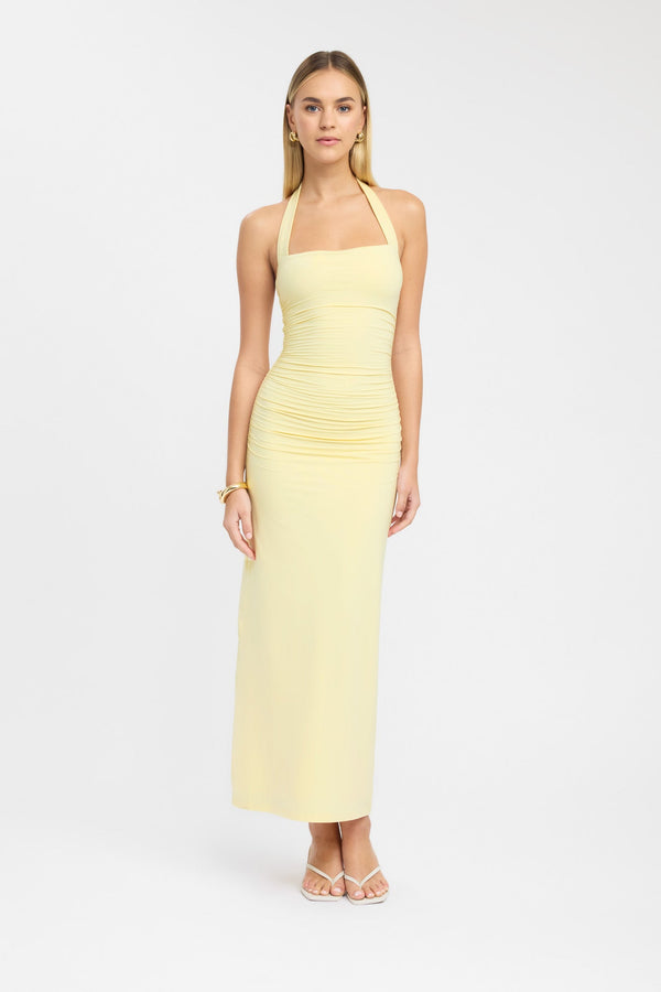 kookai Hailey Halter Dress Sunlight