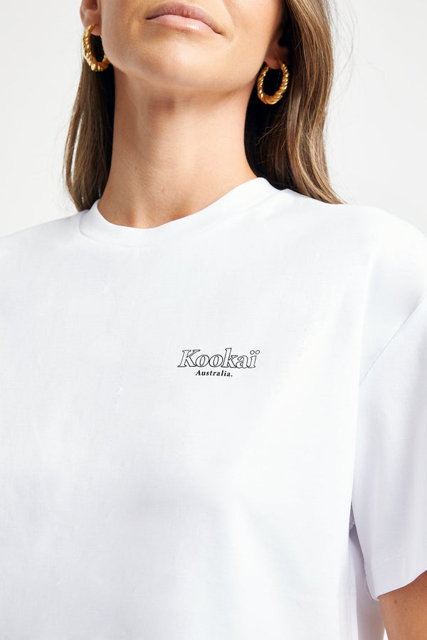 Kookai Hailey Oversized Tee White