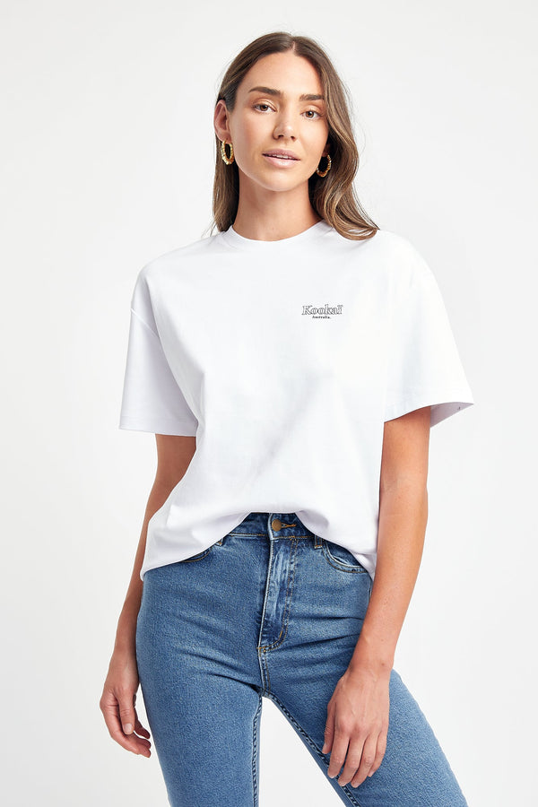 kookai Hailey Oversized Tee White