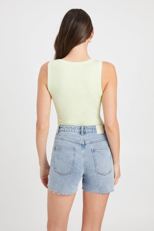 Kookai Halli Tank Lime Cream