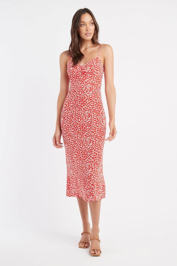 Kookai Hana Slip Dress Red