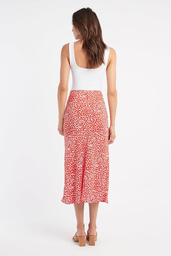 Kookai Hana Slip Skirt Red
