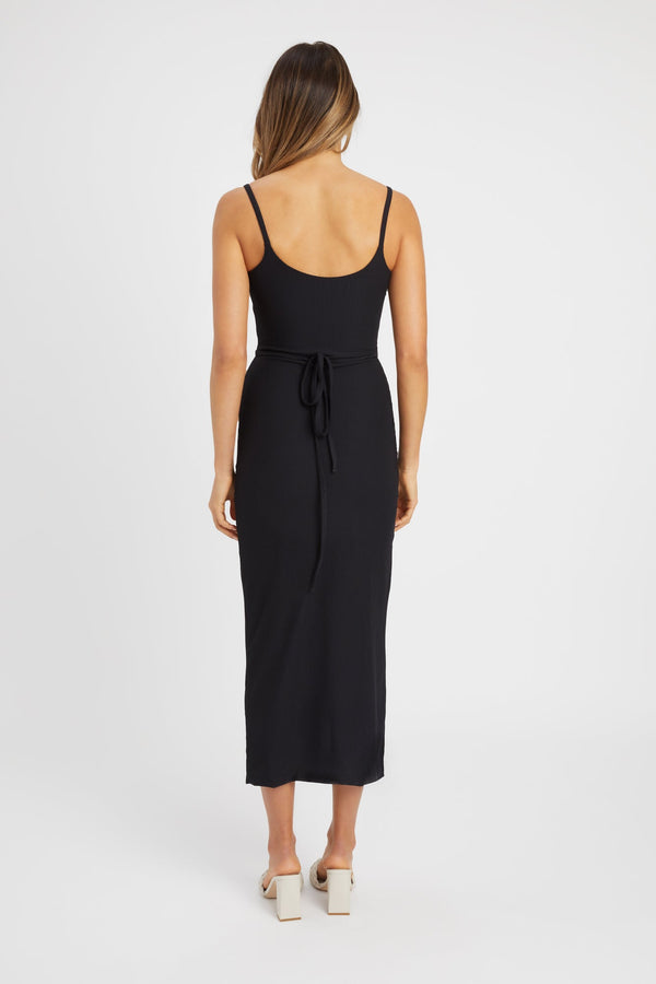 Kookai Hanson Midi Dress Black