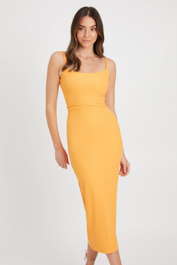 Kookai Hanson Midi Dress Marigold