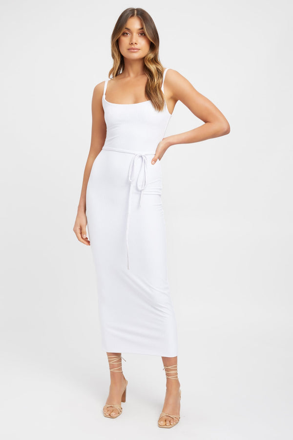 Kookai Hanson Midi Dress White