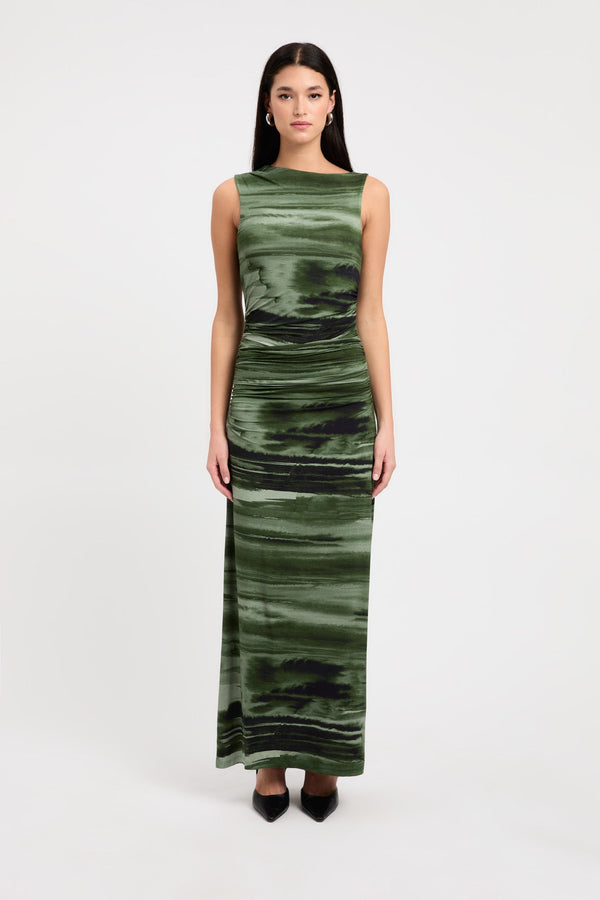 kookai Harper Maxi Dress Khaki