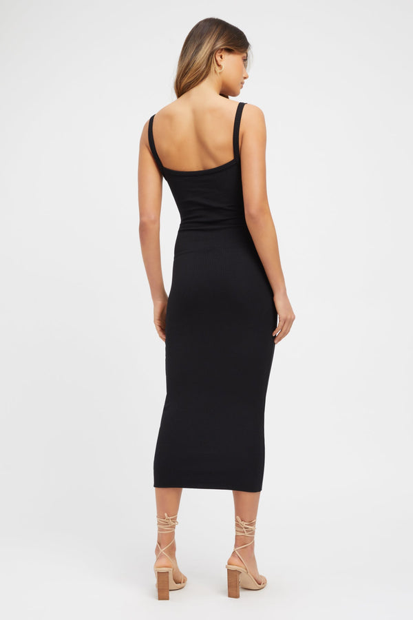 Kookai Harper Midi Dress Black