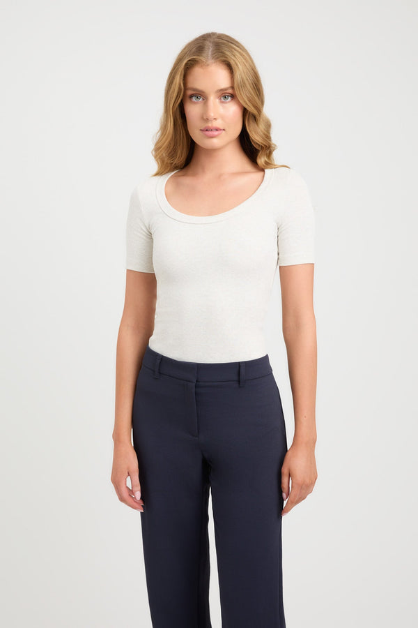Kookai Harper Tee Coconut Marle