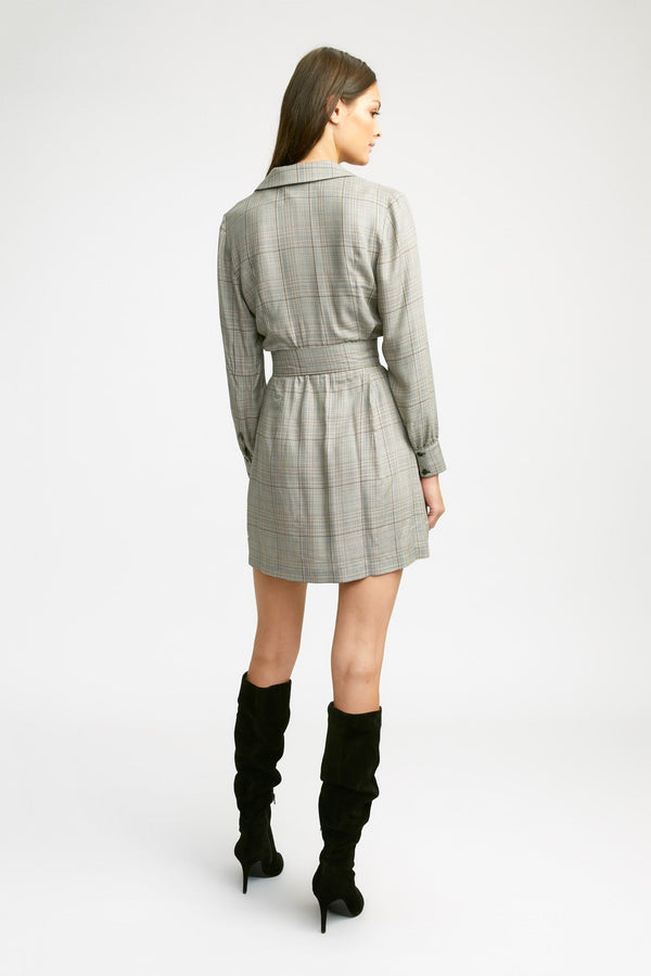 Kookai Harrison Check Dress Multi