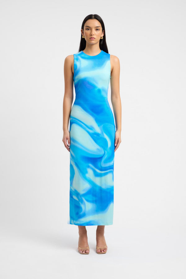 kookai Haven Maxi Dress Blue