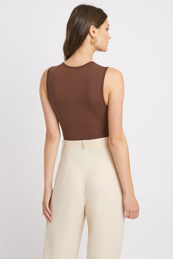 Kookai Hayden Bodysuit Brunette