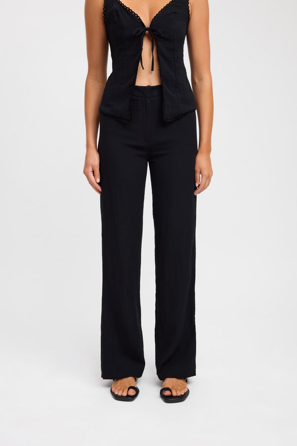 Kookai Hayman Low Rise Pant Black