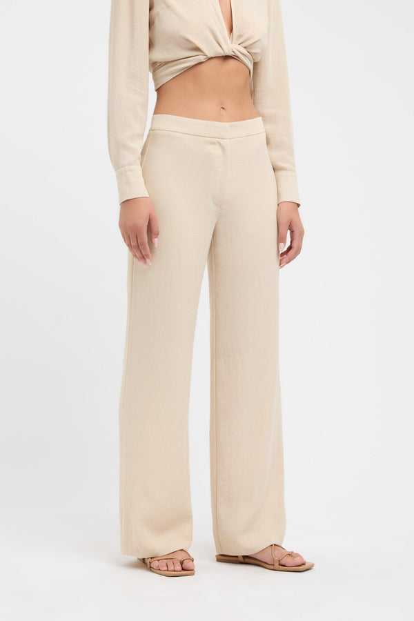 Kookai Hayman Low Rise Pant Cashew