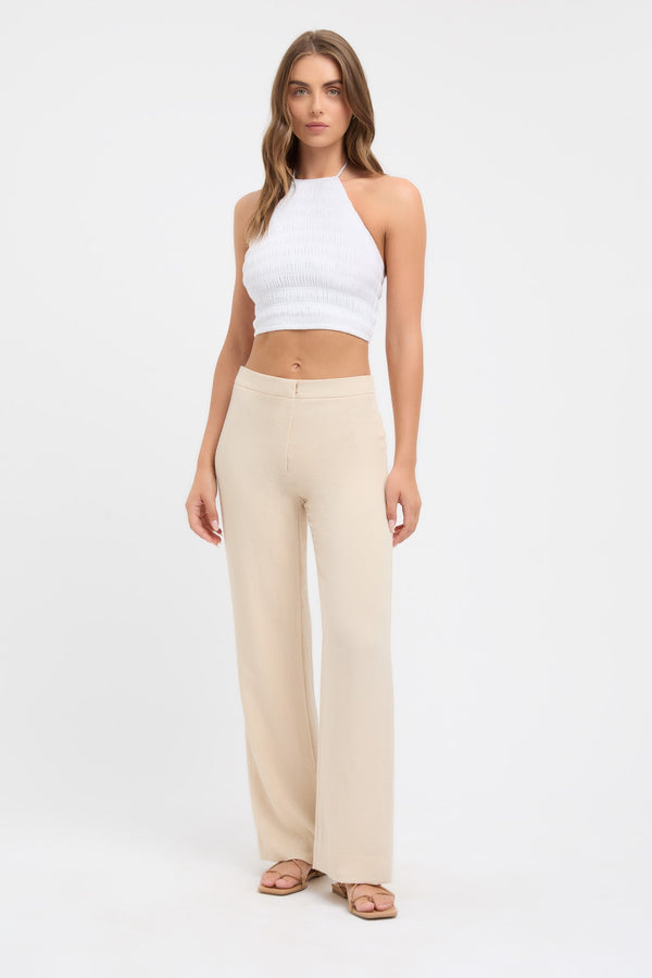 Kookai Hayman Low Rise Pant Cashew