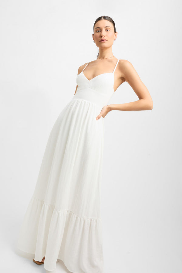 Kookai Hayman Maxi Dress White