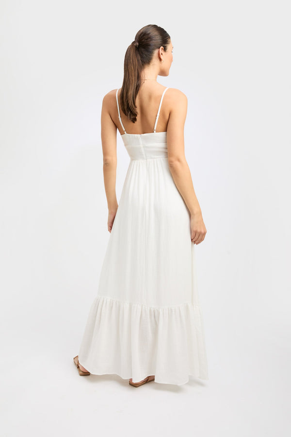 Kookai Hayman Maxi Dress White