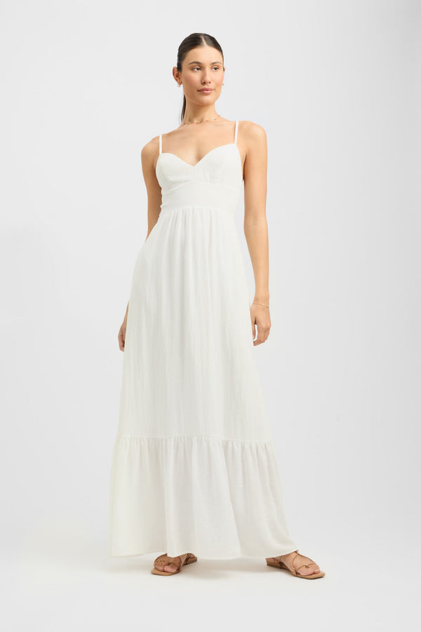 kookai Hayman Maxi Dress White