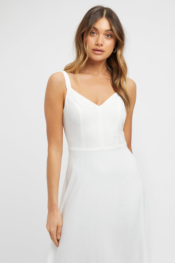 Kookai Hayman Midi Day Dress White