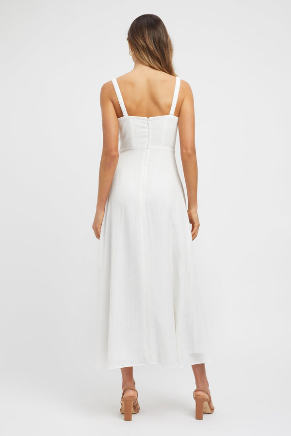 Kookai Hayman Midi Day Dress White