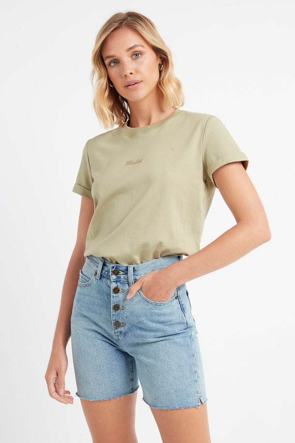 kookai Hazel Tee Moss Gray