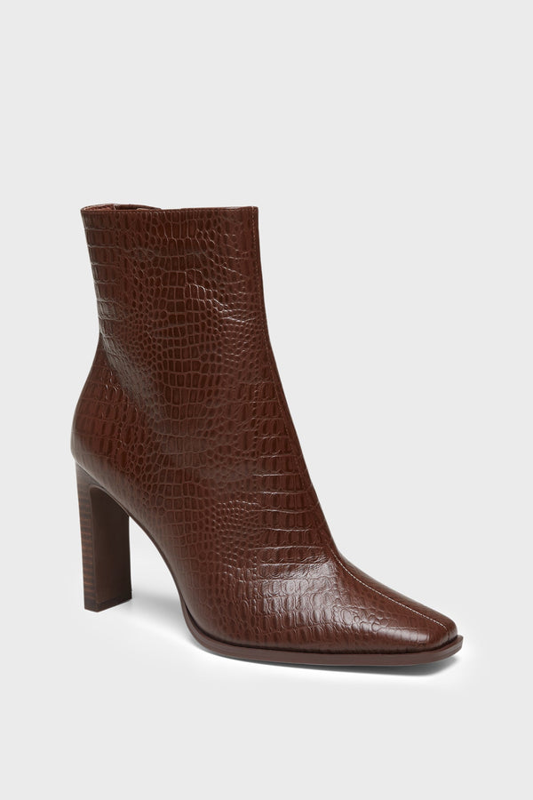 kookai Helena Boots Dark Chocolate