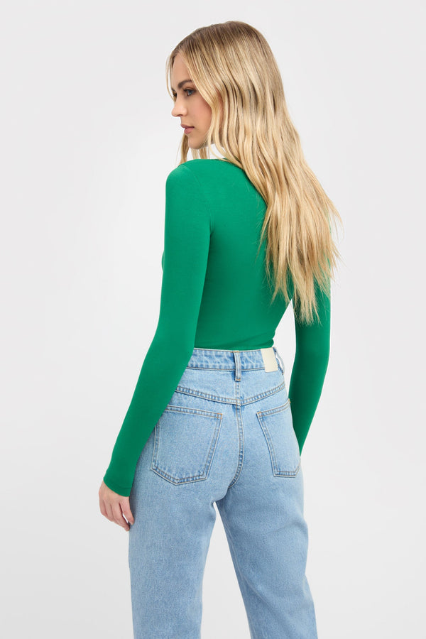 Kookai High Crew Top Amazon