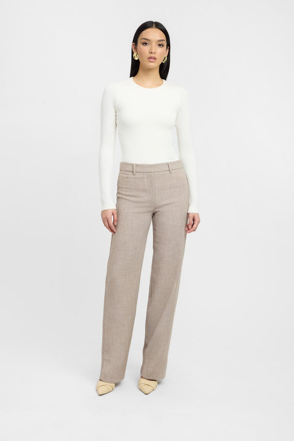 kookai High Crew Top Coconut Milk