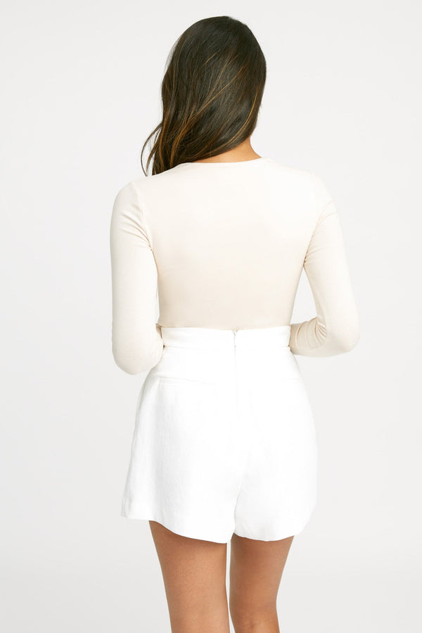Kookai High Crew Top Praline