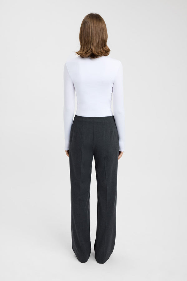 Kookai High Crew Top White