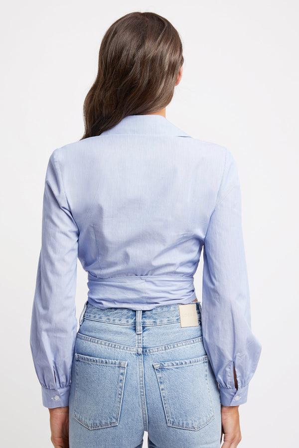 Kookai Hudson Wrap Shirt Multi